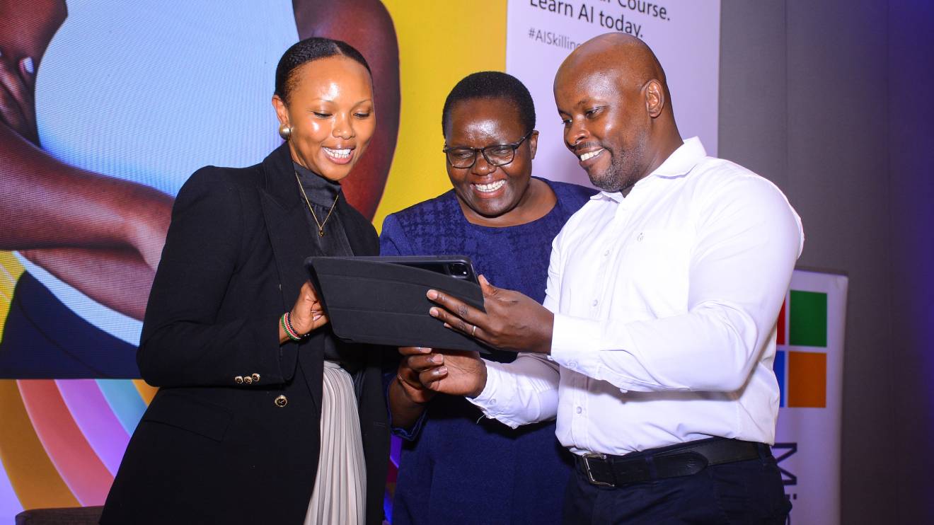 (Left-Right) Winnie Karanu, Constantine Obuya, and Ehud Gachugu. PHOTO/COURTESY